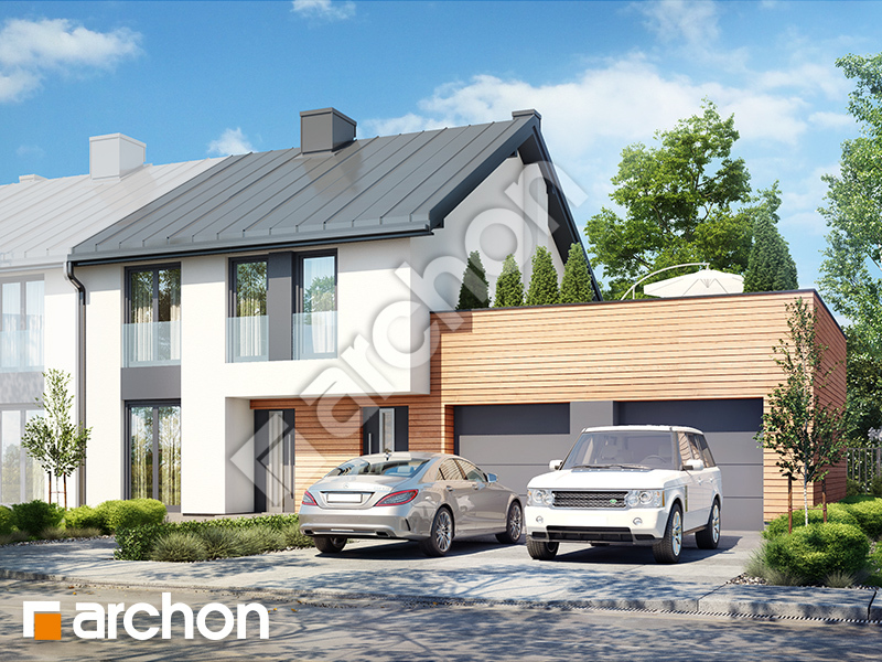 gotowy projekt Dom w bratkach 4 (R2B) widok 1
