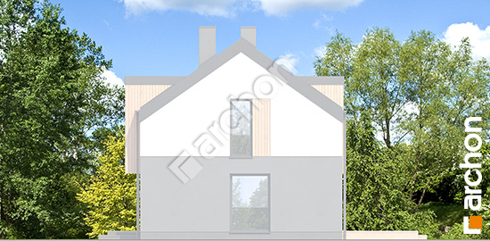Elewacja boczna projekt dom w modrakach 2 b 00a10e4902865aa9c9be386872437eb8  266