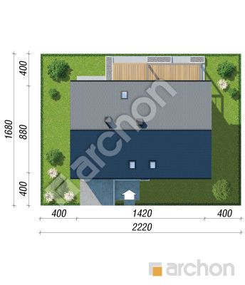 gotowy projekt Dom w malinówkach 59 (GE) OZE sytuacja
