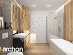 gotowy projekt Dom w klematisach 30 (B) Wizualizacja łazienki (wizualizacja 3 widok 2)