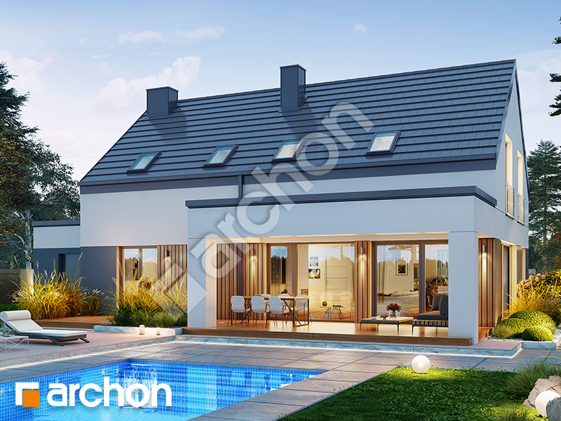 gotowy projekt Dom w afaskach 3 (G2E) widok 2