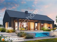 gotowy projekt Dom w rarytasach 9 (E) widok 1