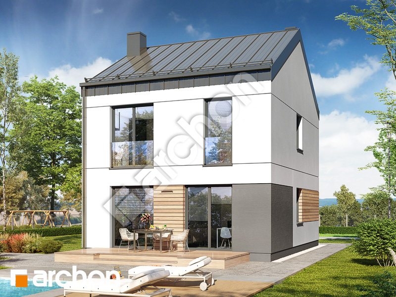 gotowy projekt Dom w arkadiach 4 widok 2