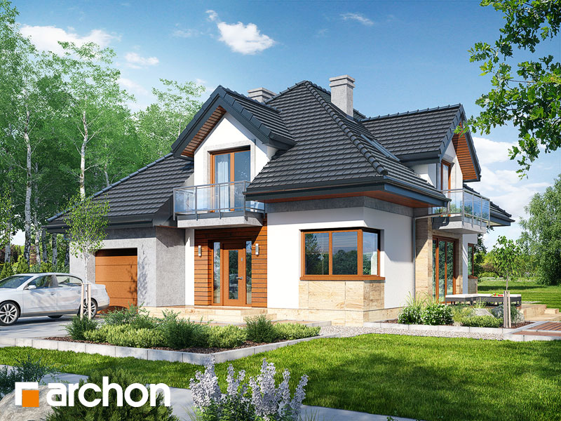 Projekt Domu Dom W Wawrzynkach T Archon