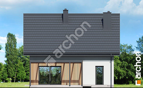 Elewacja ogrodowa projekt dom w zielistkach 32 a 0482826248f1a8f82697973be7a6f7ea  267