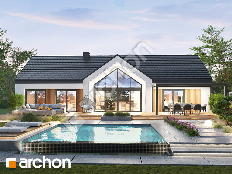 gotowy projekt Dom w modrzewiach 9 (E) 