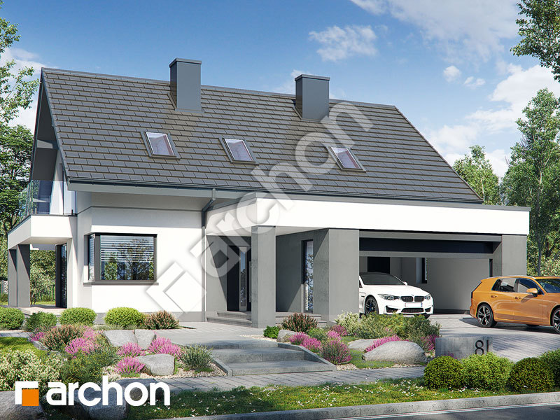gotowy projekt Dom w telimach 3 (G2) widok 1