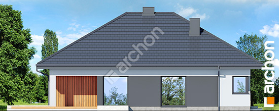 Elewacja boczna projekt dom w renklodach 40 356be5ec6d3156d34fc5b6849c70afd9  266