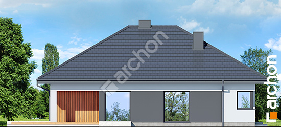 Elewacja boczna projekt dom w renklodach 40 80cdeeb976ed8f589e891351e69e31f5  266