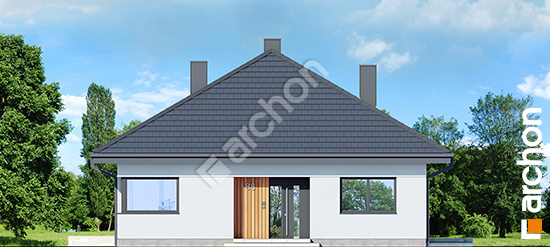 Elewacja frontowa projekt dom w renklodach 40 c64a9682c7979c5a3aab119d4d1e598d  264