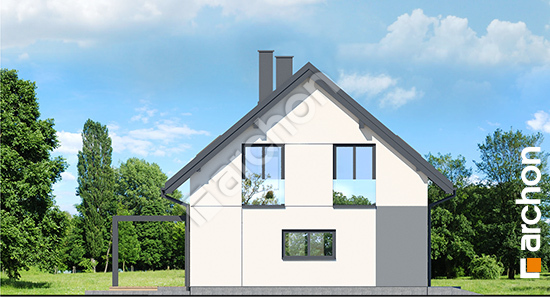 Elewacja boczna projekt dom w malinowkach 45 ge oze 60335604cb38c24b08ef7a9d93492a78  266