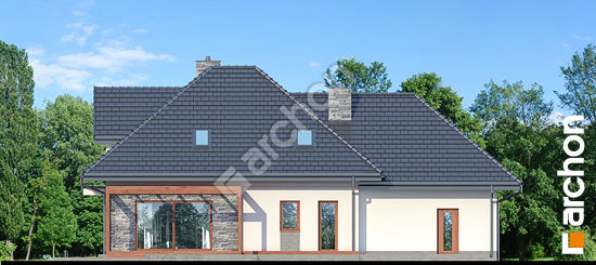 Elewacja ogrodowa projekt dom w wejmutkach g2 2bec1ad369f9346a90c9245e463b8721  267