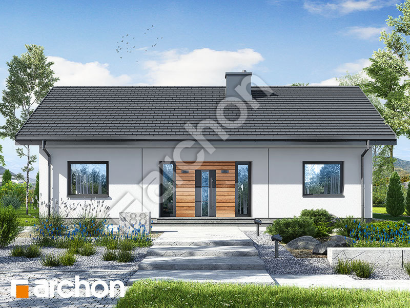 gotowy projekt Dom w kostrzewach 4 (A) 