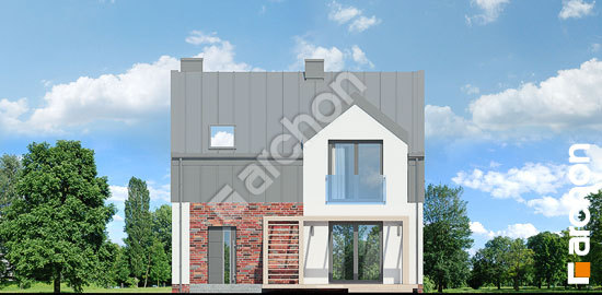 Elewacja ogrodowa projekt dom w gunnerach bd4c9c56c0245f5b4961fa34655b3b54  267