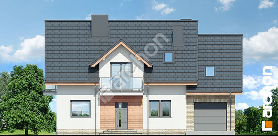 Elewacja frontowa projekt dom w rododendronach 23 df5056bd60810760f338b86dd2e9fa38  264