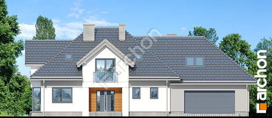 Elewacja frontowa projekt dom w sliwach 4 g2 e62f14c78d4374e3c8d6bb4e40b7ae75  264