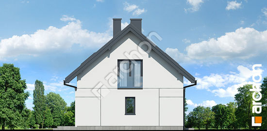 Elewacja boczna projekt dom w szyszkowcach 3 5bd8201fabb1e38136d0a134e711eede  265