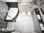 gotowy projekt Dom w szyszkowcach 3 Wizualizacja łazienki (wizualizacja 3 widok 4)