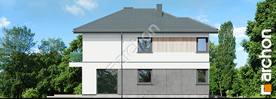 Elewacja boczna projekt willa julia 16 gr2 ea71123ac69e767aadbe5cb86816efd2  266