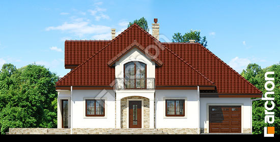 Elewacja frontowa projekt dom w jasminowcach ver 2 131a7c240fd35fbc8f36d2cae0a734f2  264