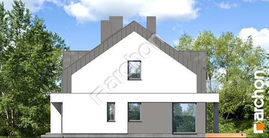 Elewacja boczna projekt dom w klematisach 31 r2 8db33b5899bcc32e06de952f0d242858  266