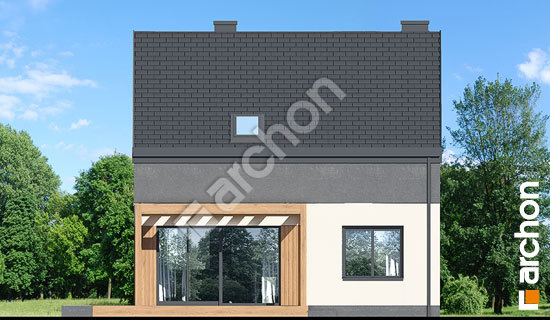 Elewacja ogrodowa projekt dom w malinowkach 28 21484ab21b96b6e31655f00a261f69a4  267