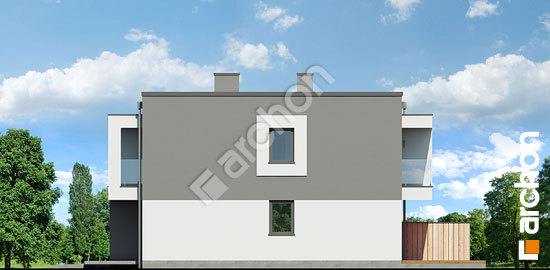 Elewacja boczna projekt dom w klematisach 24 b 631cdd76b592c69f06e21eb3a25f7c6d  265