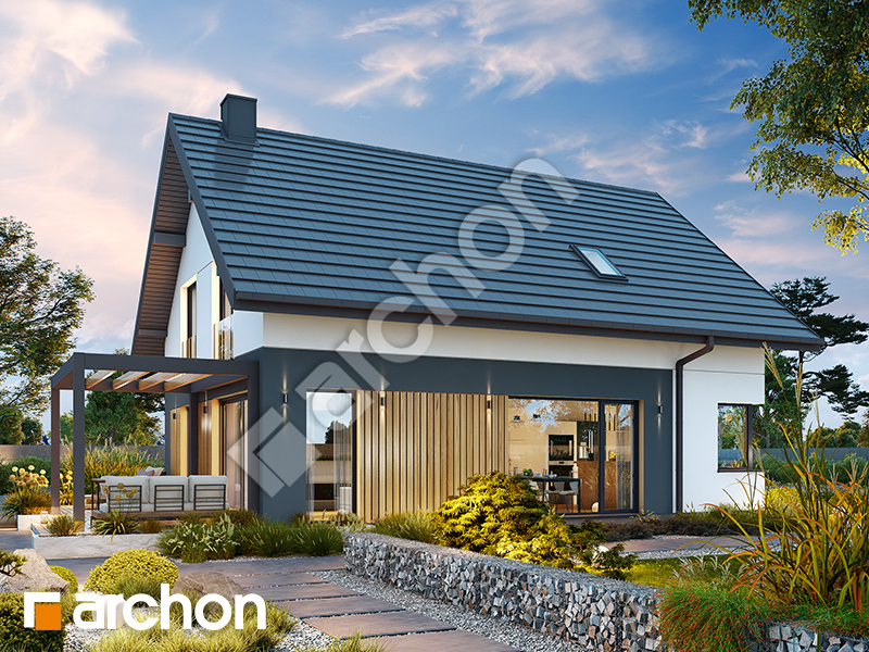 gotowy projekt Dom w anyżku 9 (E) widok 2