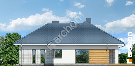 Elewacja boczna projekt dom w turkusach g2 1b41e7186958fc51216f64c4a55b48e5  265