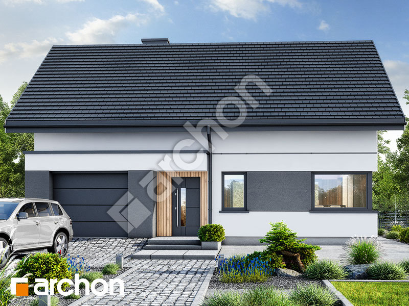 gotowy projekt Dom w aurorach 22 (GE) widok 1