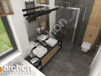 gotowy projekt Dom w mirabilisach (G2E) OZE Wizualizacja łazienki (wizualizacja 3 widok 4)