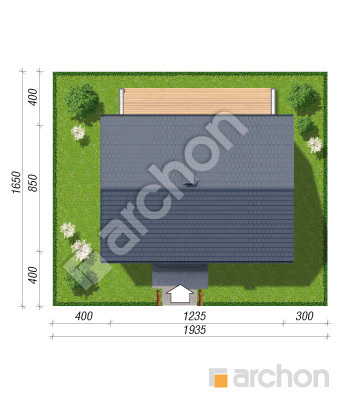 gotowy projekt Dom w kruszczykach 10 (AE) OZE sytuacja