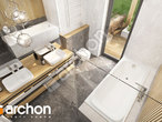 gotowy projekt Dom w kruszczykach 5 (E) OZE Wizualizacja łazienki (wizualizacja 3 widok 4)