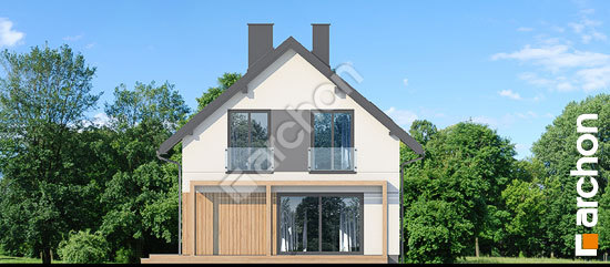 Elewacja ogrodowa projekt dom w krotonach 3 de6708b38b64bd10285cdb457084c4b2  267