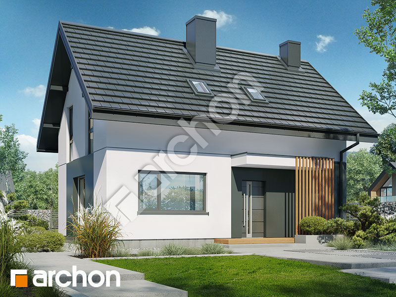 gotowy projekt Dom w lilijkach 2 (A) widok 2