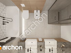 gotowy projekt Dom w lilakach 10 (G2) Wizualizacja łazienki (wizualizacja 3 widok 4)