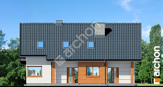 Elewacja frontowa projekt dom w makadamiach r2 1c7aa5c570ab6521f1d75d76ab859bfc  264