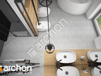 gotowy projekt Dom w amorfach 2 (G2A) Wizualizacja łazienki (wizualizacja 3 widok 4)