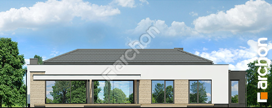 Elewacja ogrodowa projekt dom w apteniach g2e 474cc2fe466740a5c78cc711d844ed62  267