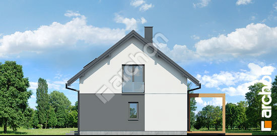 Elewacja boczna projekt dom w wisteriach 14 e oze 249a5bde2f572b1933823d73ad58cca2  265