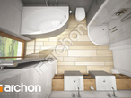 gotowy projekt Dom w jabłonkach 4 (G) Wizualizacja łazienki (wizualizacja 3 widok 4)