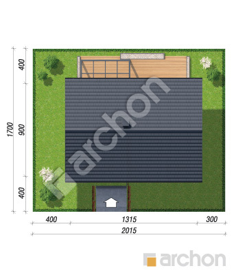gotowy projekt Dom w kruszczykach 26 (E) OZE sytuacja