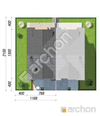 gotowy projekt Dom w kupidynkach (GB) sytuacja