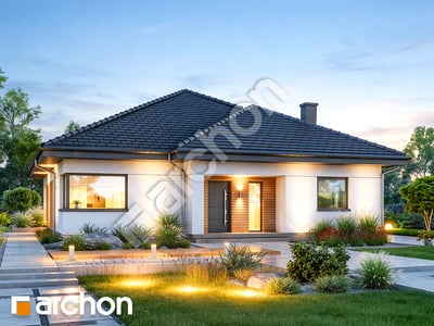 gotowy projekt Dom w renklodach 22 (E) 