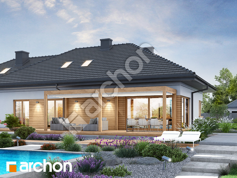gotowy projekt Dom w santolinach 5 (G2) widok 2