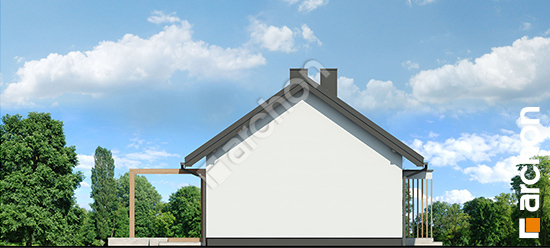 Elewacja boczna projekt dom w kosaccach 54 e a3469085e9113dff4453b8c0d85426fa  266