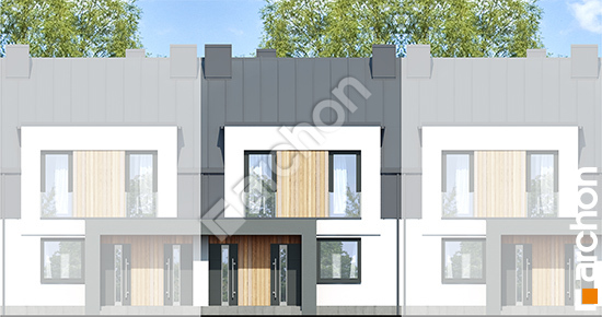 Elewacja frontowa projekt dom w bratkach 7 r2s ver 2 312507c2485de41c13b03af7866586a3  264