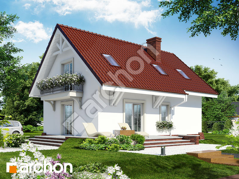 gotowy projekt Dom w portulankach widok 2