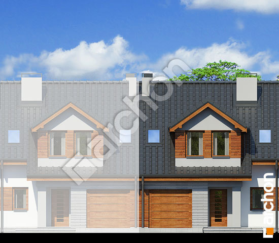 Elewacja frontowa projekt dom w klematisach 9 s ver 3 2abc5f70b07cfee2da5d102a47175651  264