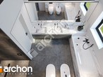 gotowy projekt Dom w renklodach 15 (G2E) OZE Wizualizacja łazienki (wizualizacja 3 widok 4)